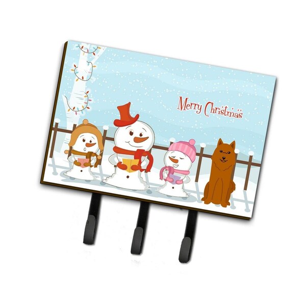 Carolines Treasures Merry Christmas Carolers Karelian Bear Dog Leash or Key Holder BB2353TH68 - main